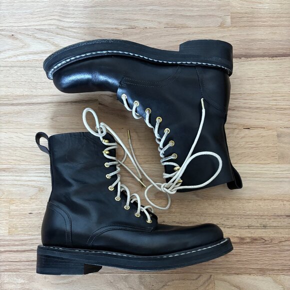 RAG & BONE EMIL Black Combat Boots Women’s Size 38/US 8 - Picture 2 of 8